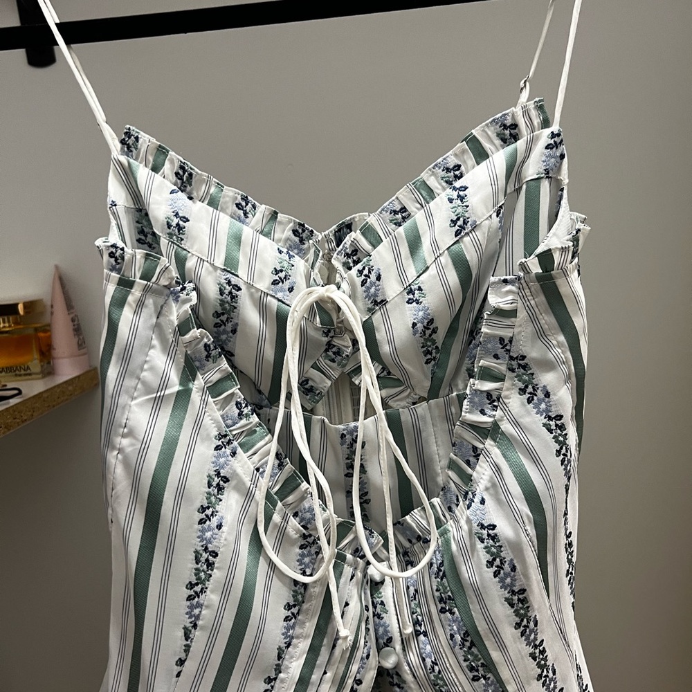 For Love And Lemons Mini Striped Dress - Picture 4 of 6